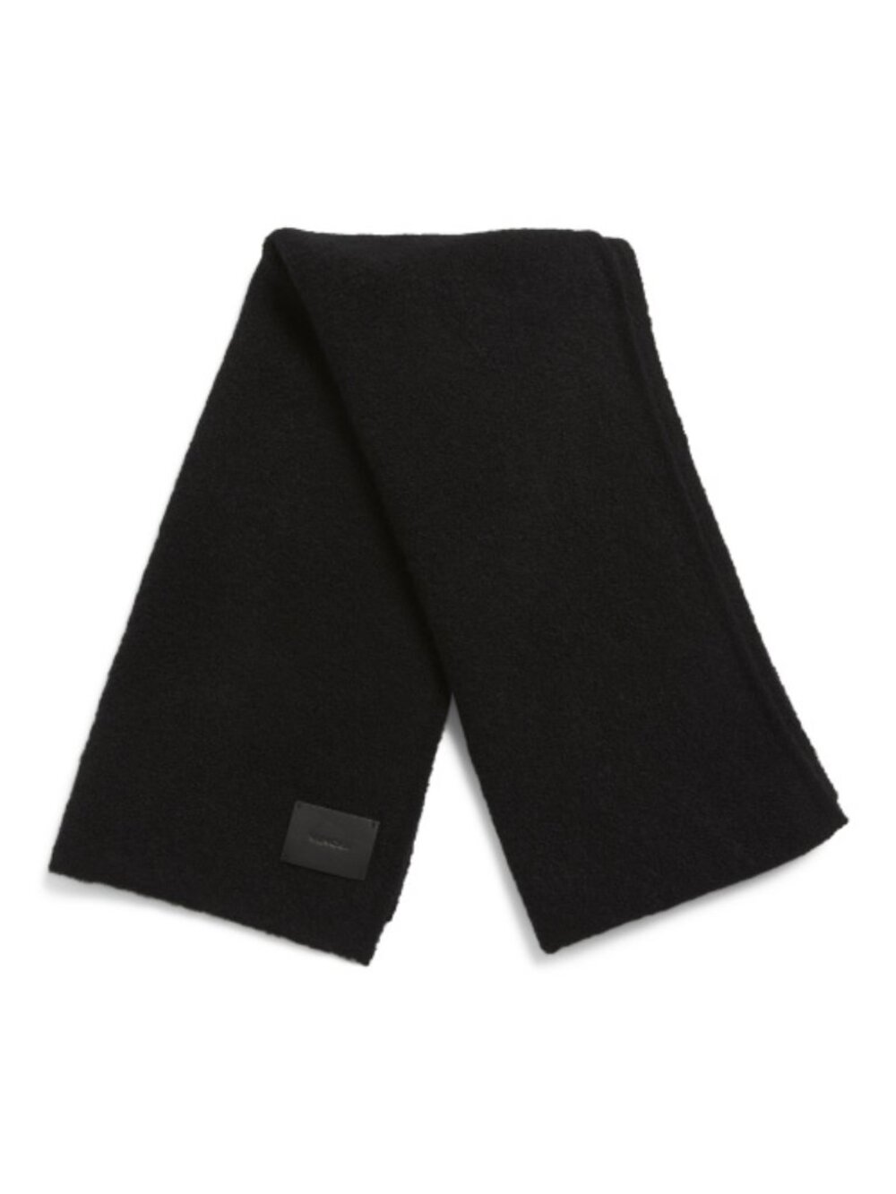 VINCE Merino Wool And Cashmere Blend Boucle Jersey Knit Oversized Scarf